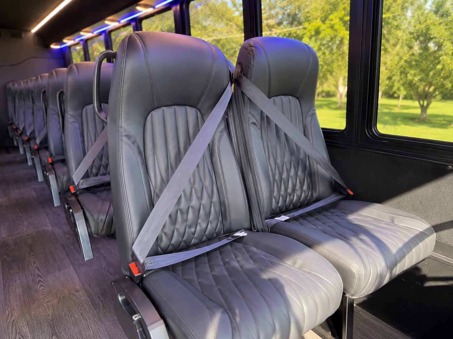 fan buses down i 95 to miami dolphins and marlins games
