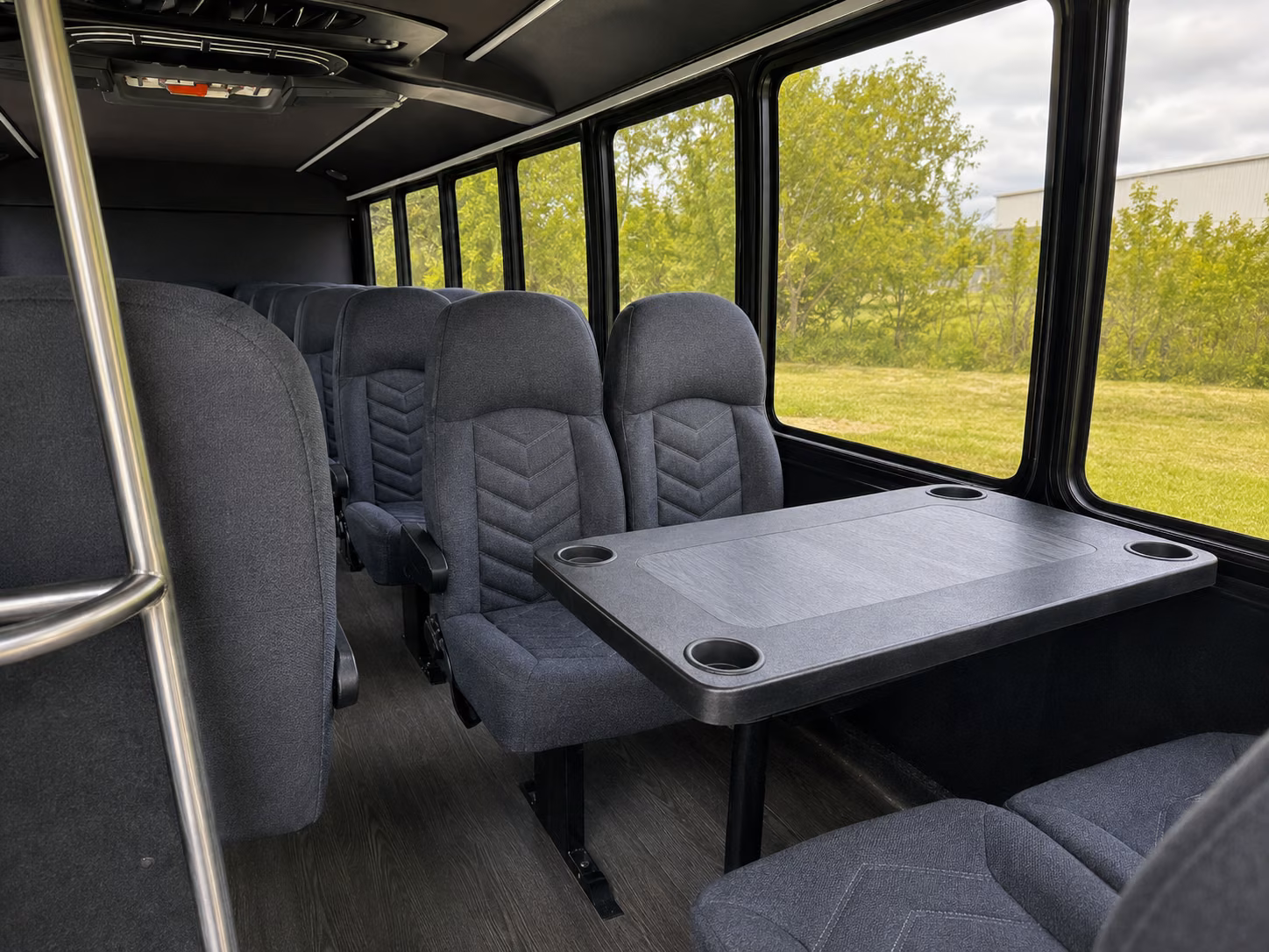 jupiter 18 passenger minibus interior