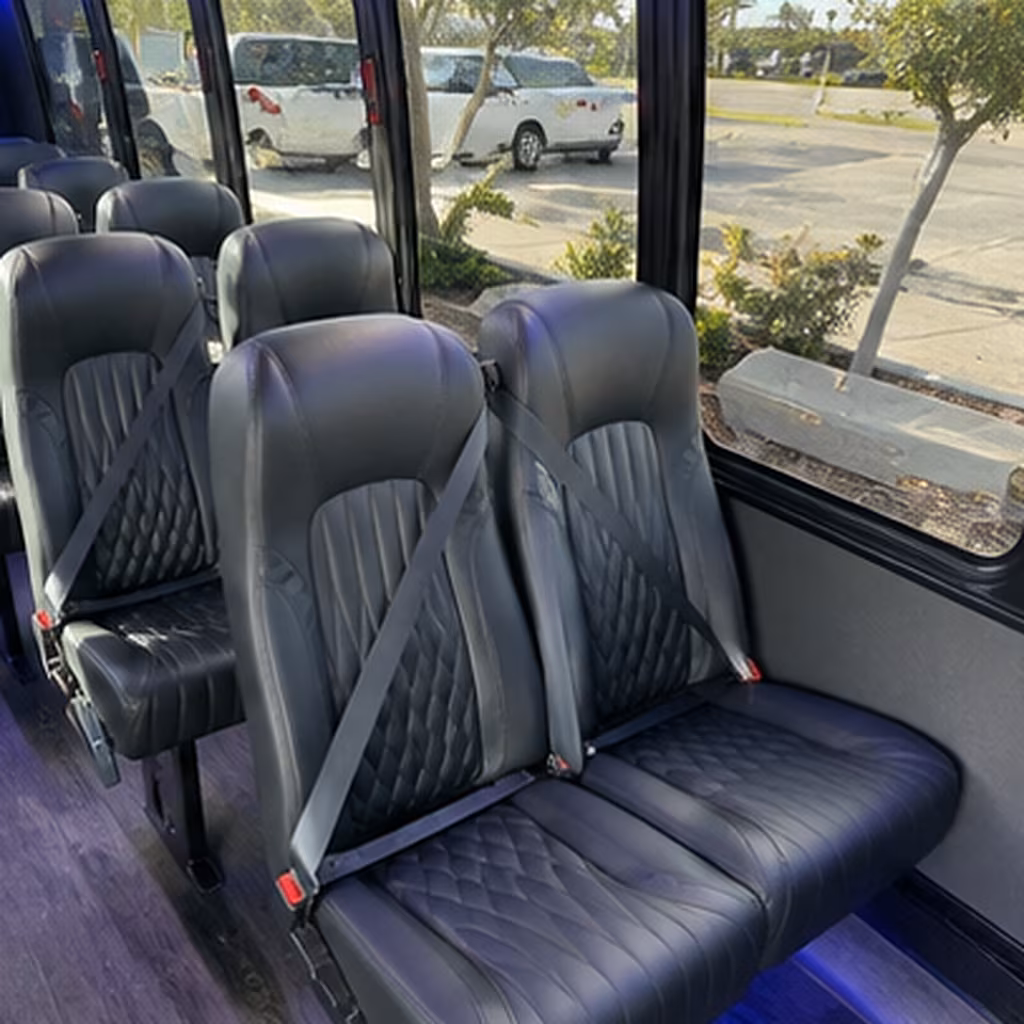 jupiter 25 passenger minibus inside