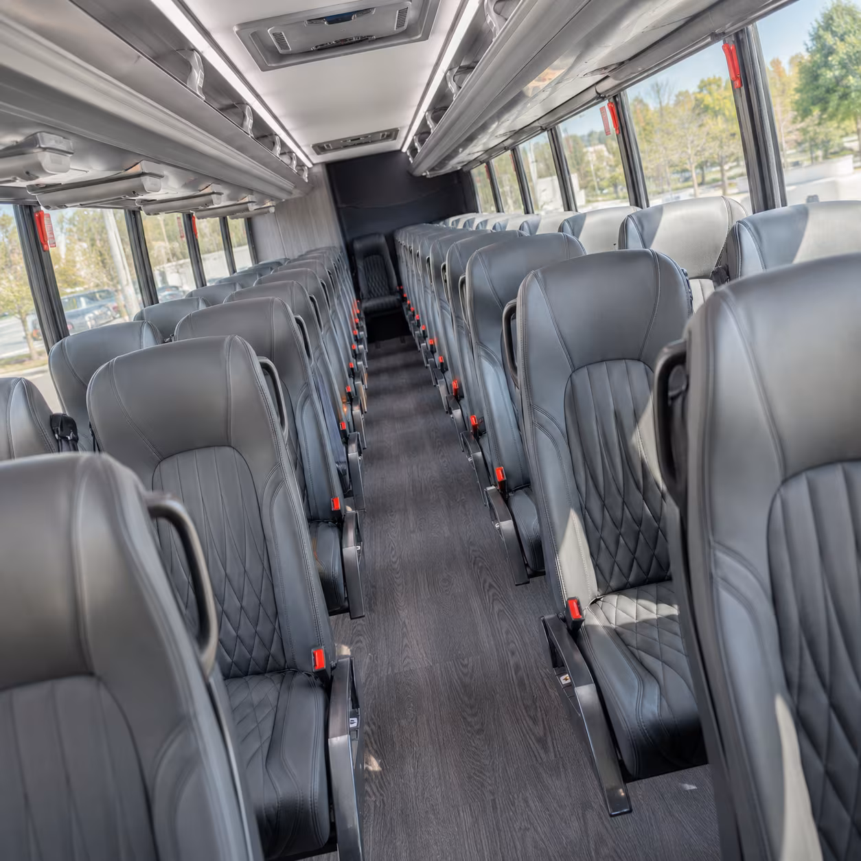 jupiter 25 passenger minibus interior