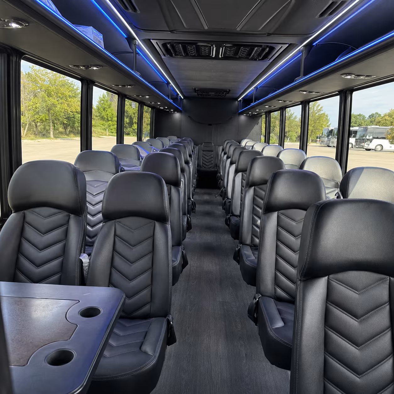 jupiter 28 passenger minibus inside