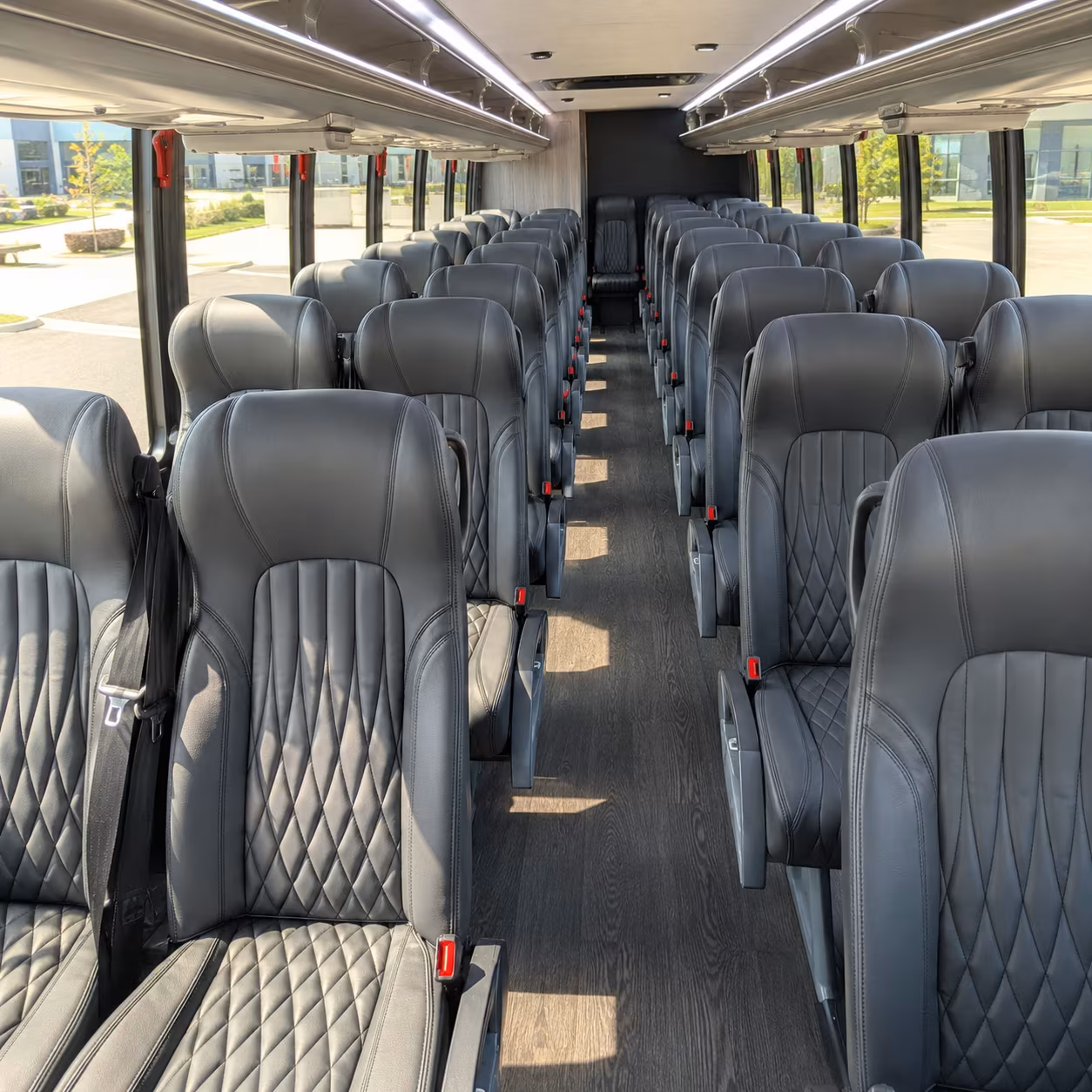 jupiter 28 passenger minibus interior