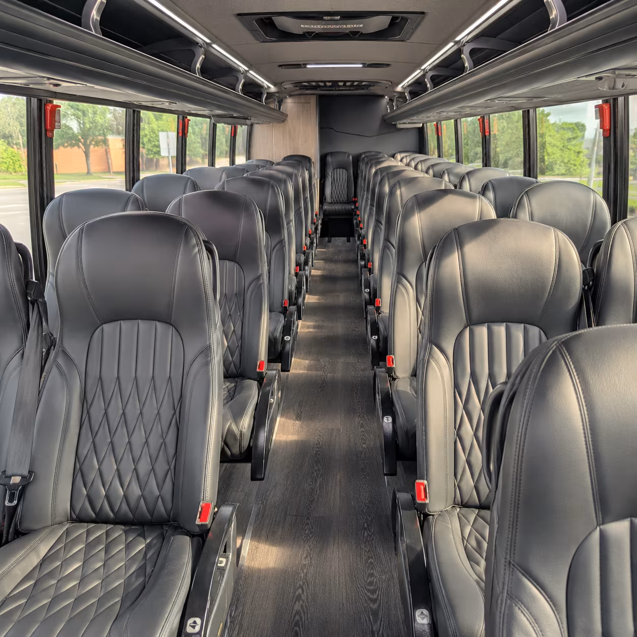 jupiter 30 passenger minibus interior