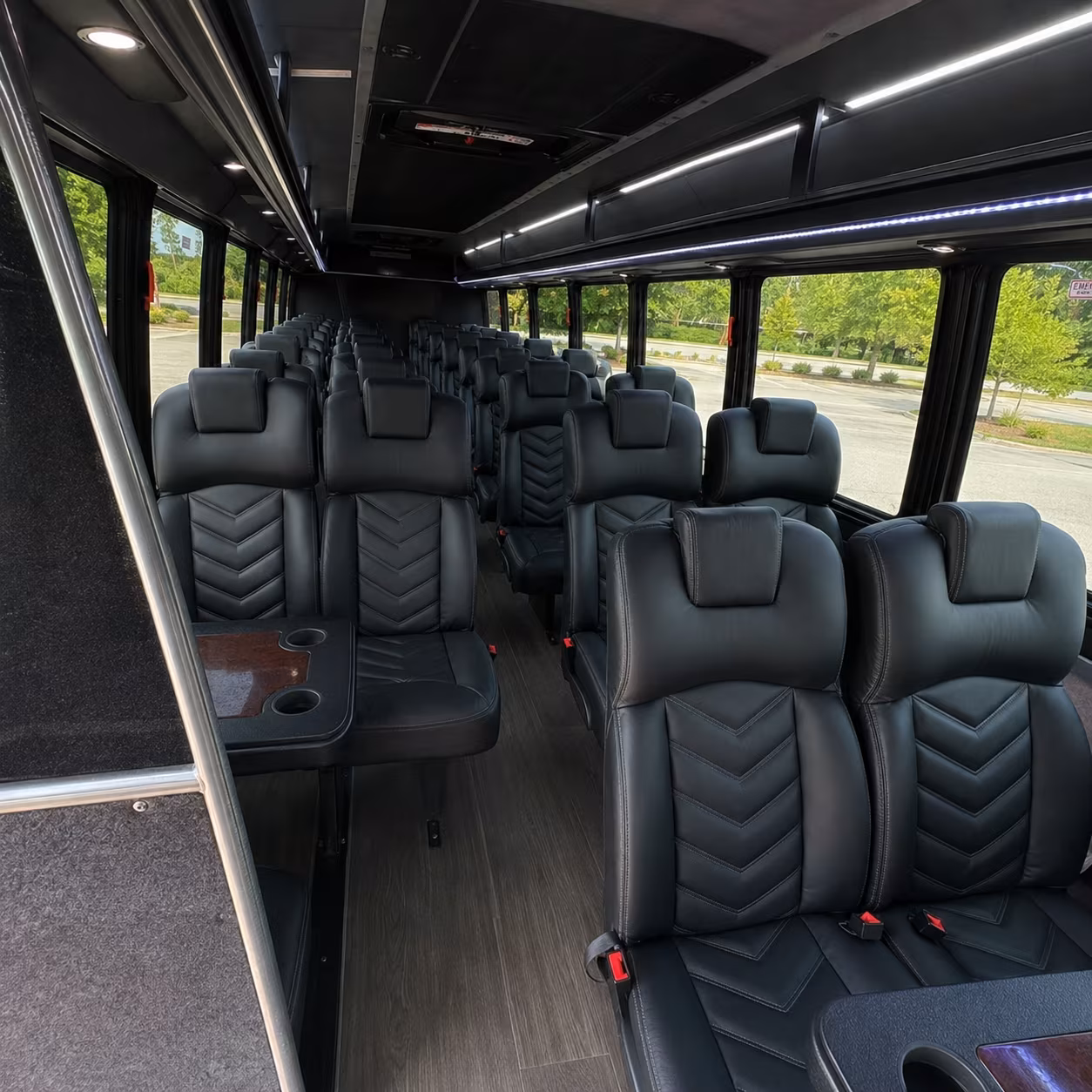 jupiter 35 passenger minibus inside