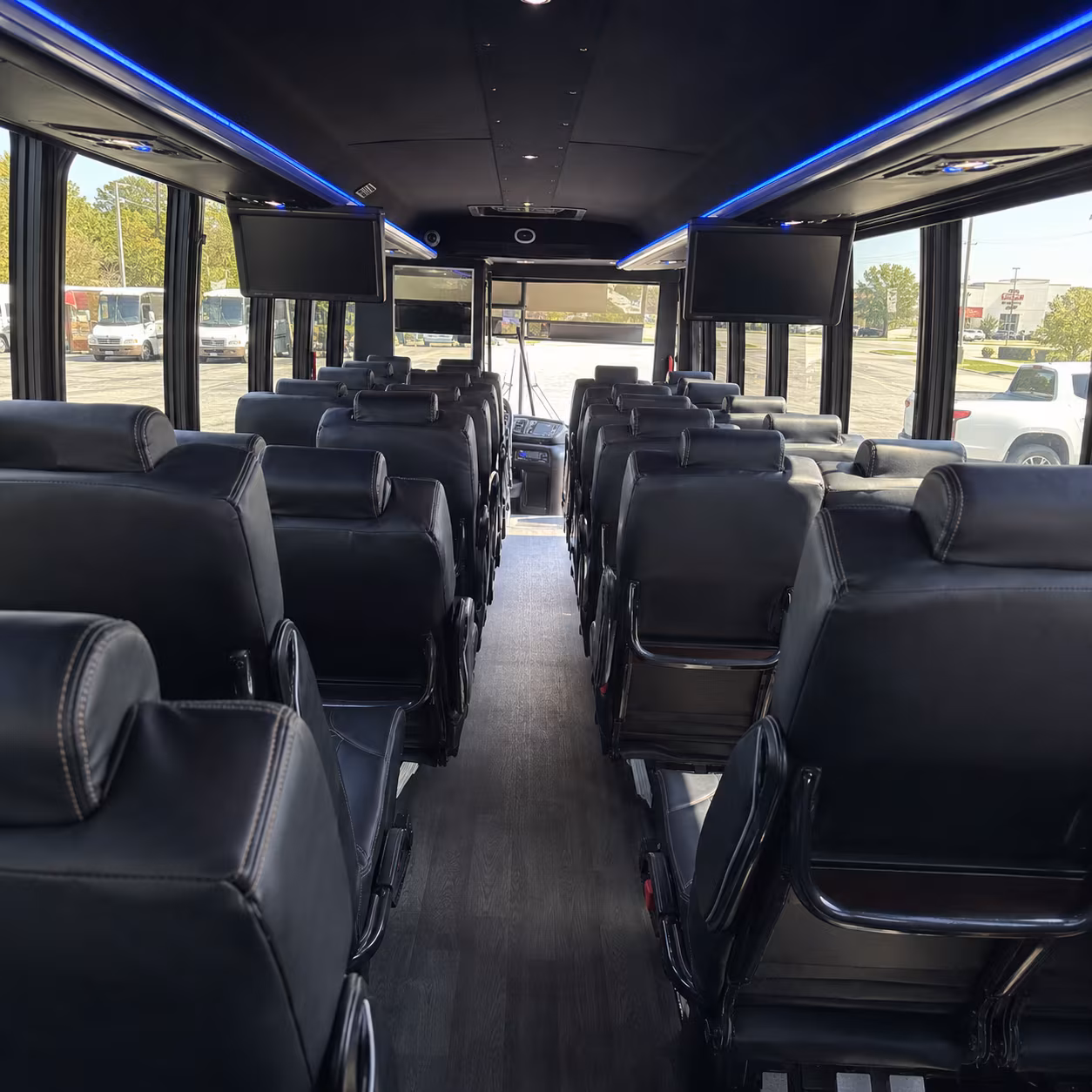 jupiter 35 passenger minibus interior