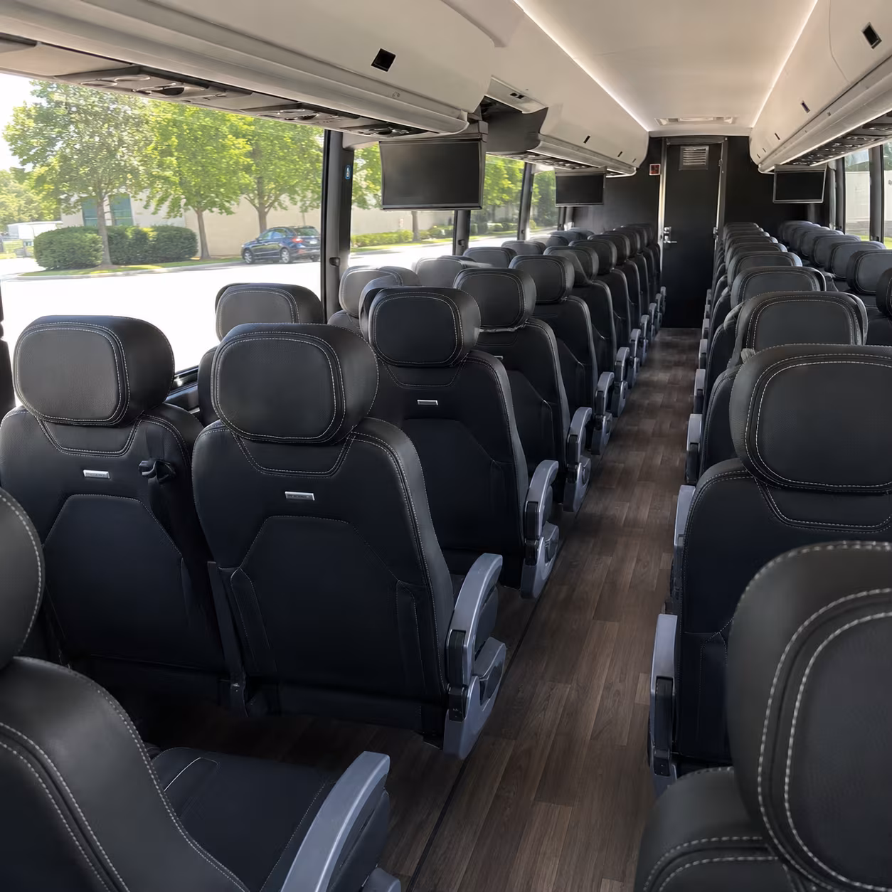 jupiter 56 passenger charter bus interior