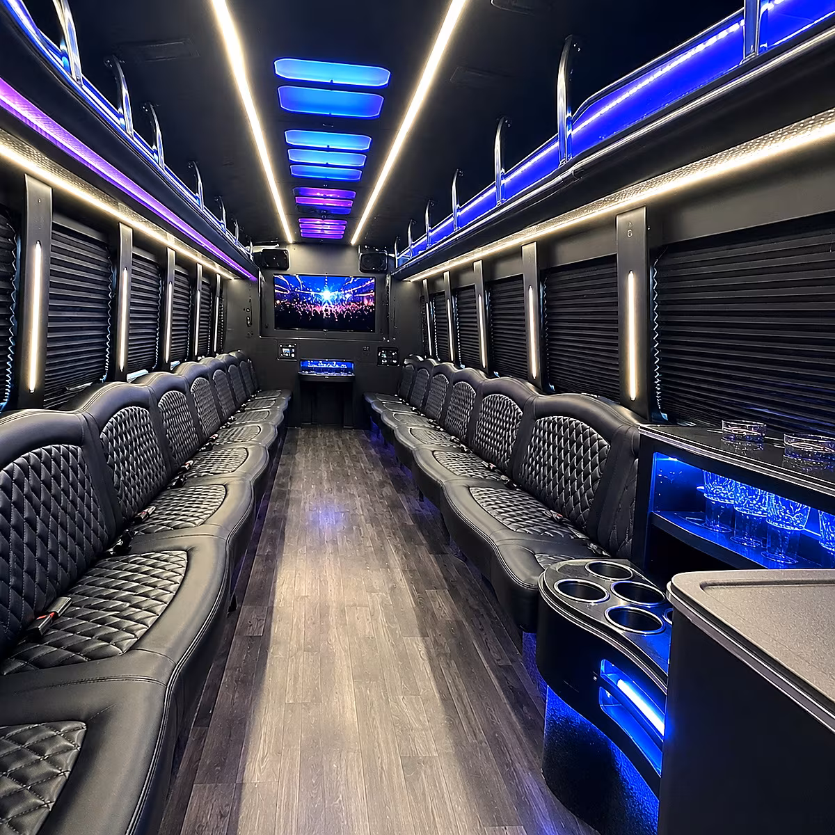 jupiter party bus rentals inside
