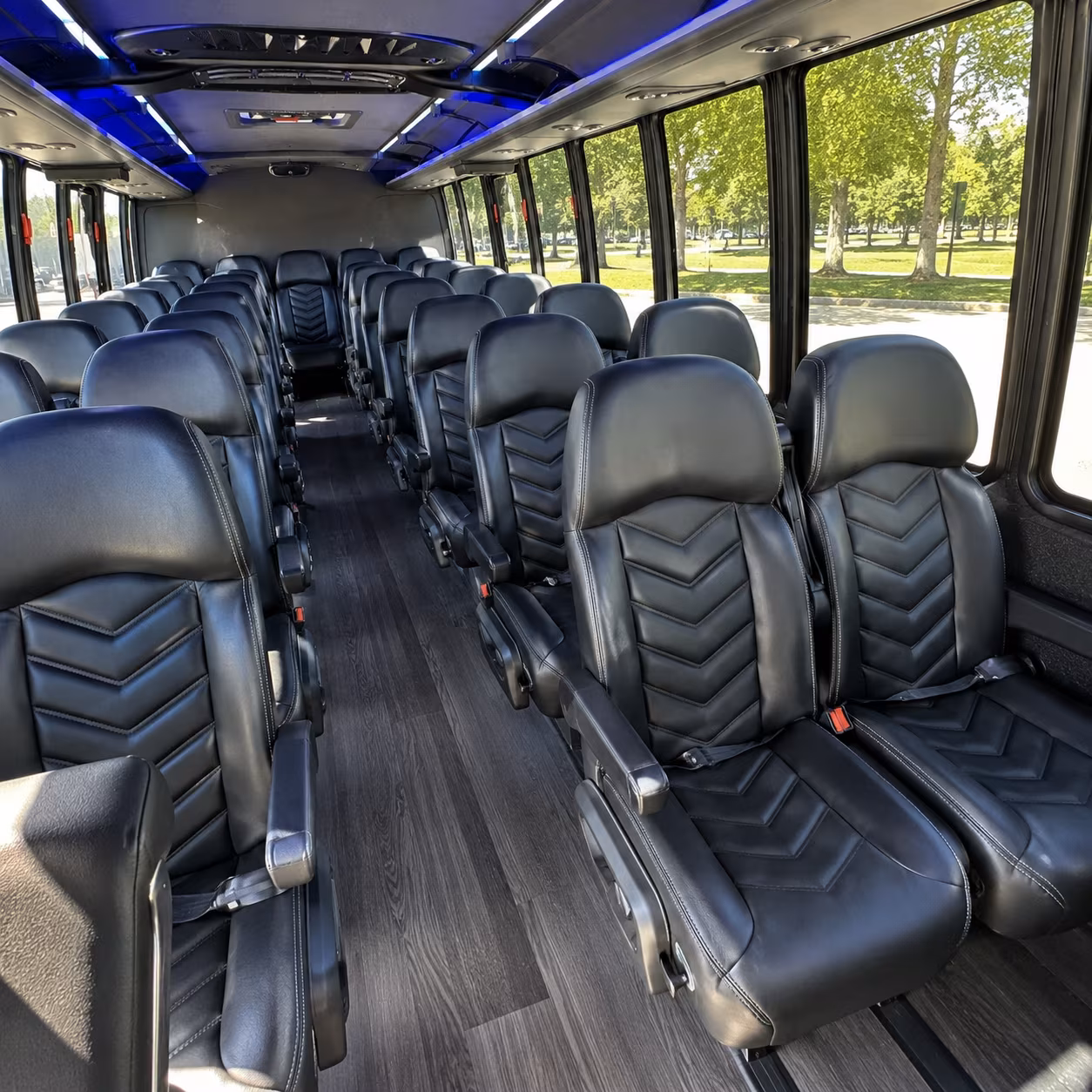 shuttle buses for jupiter wedding guests between hotels and venues